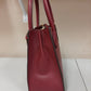 Michael Kors Mercer Medium Pebbled Leather Messenger Crossbody Bag  -Mulberry