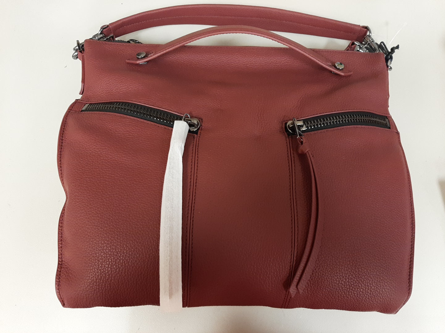 Botkier Woman's Leather Trigger Conv. Hobo Antic Cordovan Color