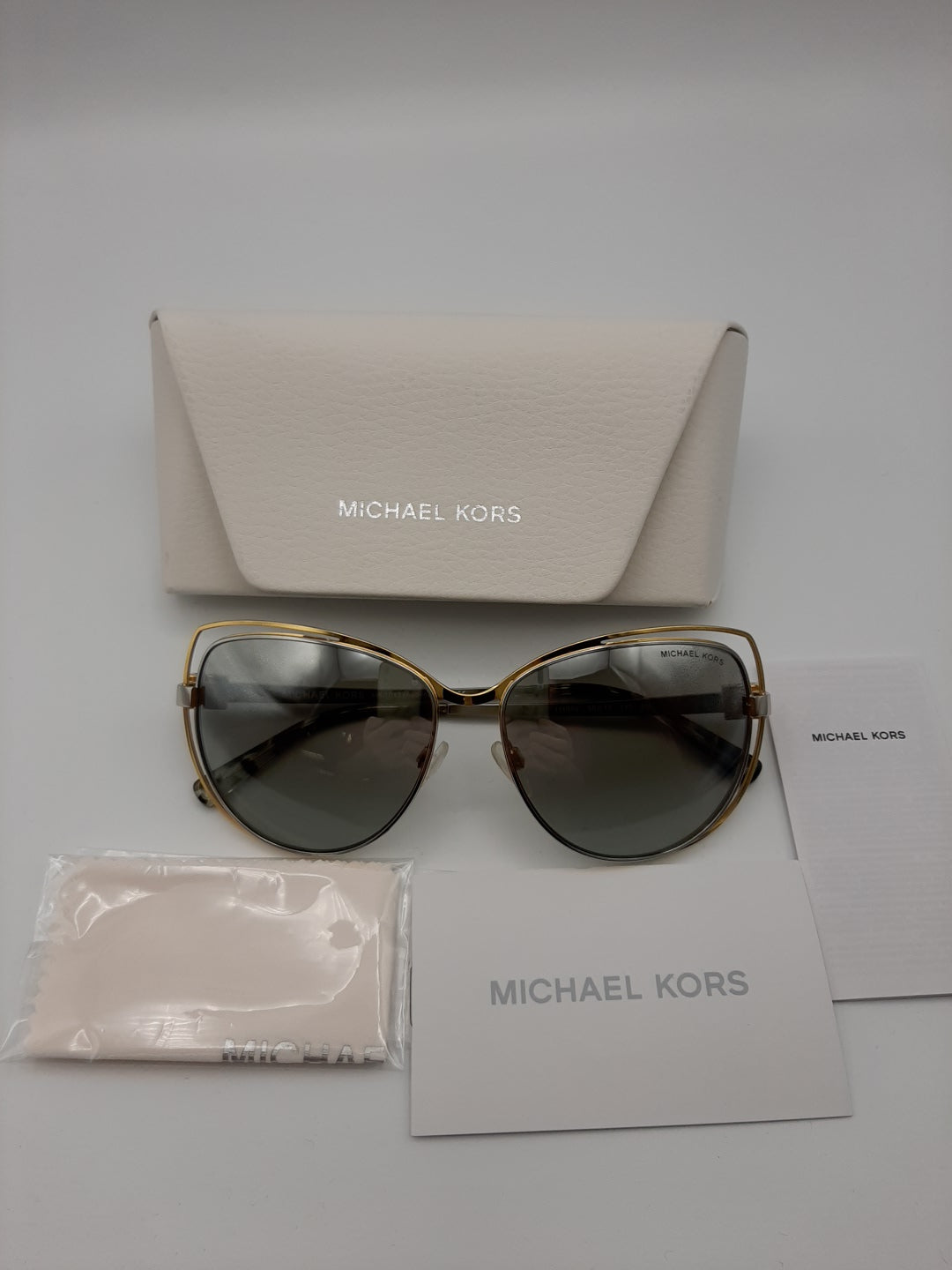 Michael Kors MK1013 Audrina I 11196V 58-15 140 2N Gold/Silver Sunglasses