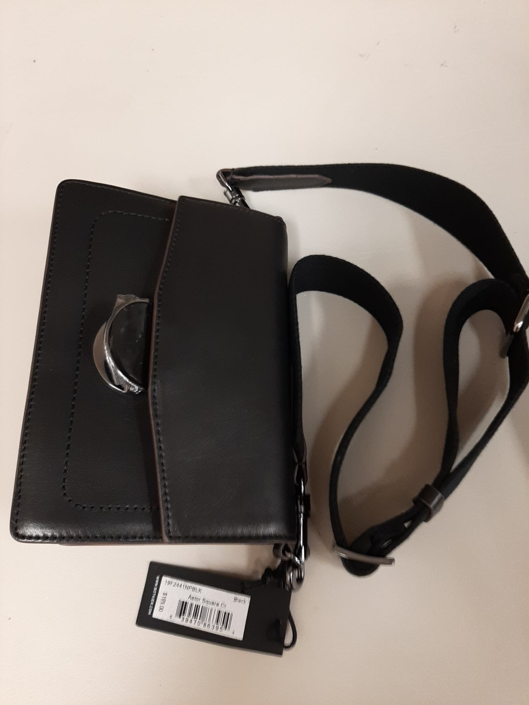 Botkier Astor Square Woman's Leather Cross Body Black Color