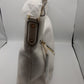 Michael Kors 30T8GZUH7L Evie Large Pebbled Leather Hobo Shoulder Bag - Optic White