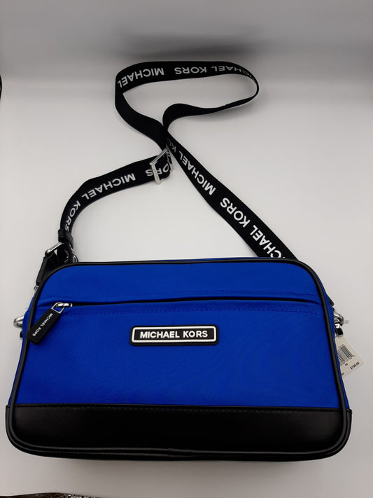 Michael Kors Sport Medium Camera Crossbody Bag - Electric Blue