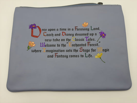 Coach Disney Large Wristlet Tablet Bag Once Upon A Time F72933 New