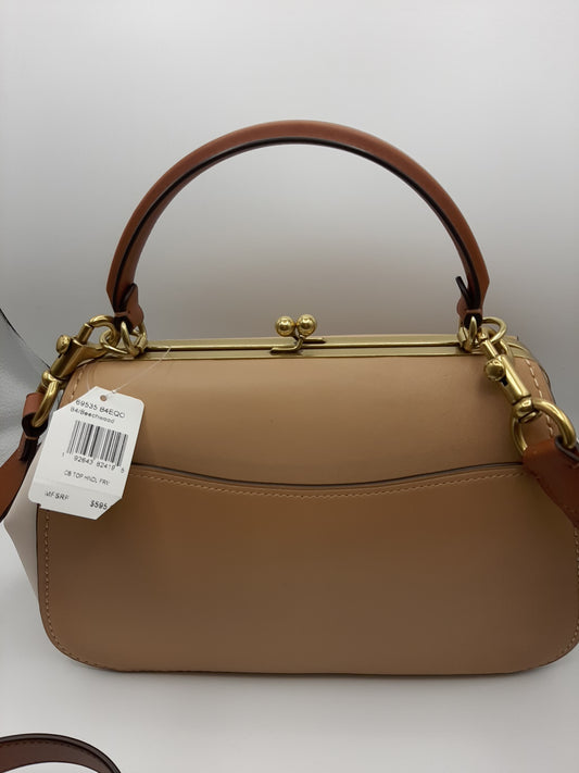 Coach 69535 Colorblock Top Handle Frame Bag - Beechwood