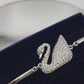 Swarovski Swan Bangle crystal/rhodium 5011990 Size M