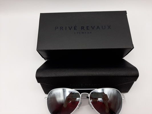 Prive Revaux Women's The Commando White / Silver Polarized Sunglasses