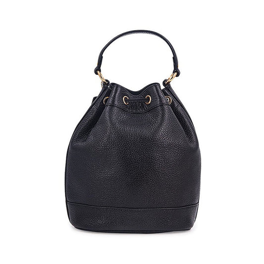 COACH *NEW*Coach C 4100 DEMPSEY DRAWSTRING BUCKET BAG *BLACK*