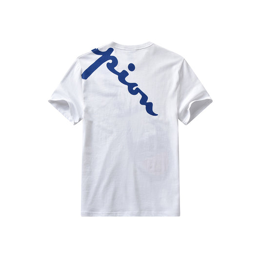 Champion Men's Heritage Tee, Script Logo - Size: M - Color: White